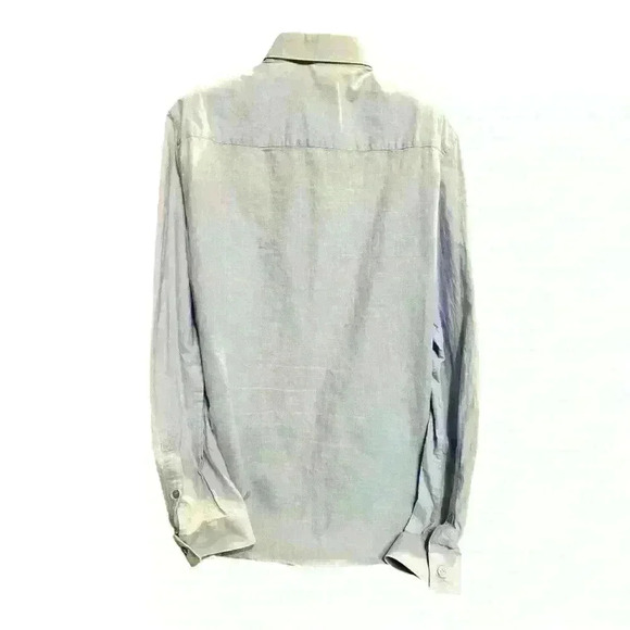 Gianni Versace Men’s Sky Blue Italian Made Dress Shirt, size 41 - Picture 4 of 7